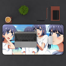 Cargar imagen en el visor de la galería, Rascal Does Not Dream Of Bunny Girl Senpai Mouse Pad (Desk Mat) With Laptop
