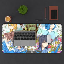 Charger l&#39;image dans la galerie, Sound! Euphonium Mizore Yoroizuka, Natsuki Nakagawa, Nozomi Kasaki Mouse Pad (Desk Mat) With Laptop
