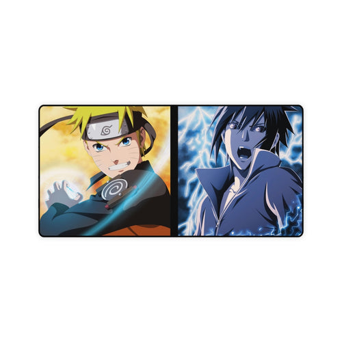 Naruto and Sasuke Mouse Pad (Desk Mat)