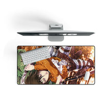 Load image into Gallery viewer, Levi Ackerman Mouse Pad (Desk Mat) On Desk
