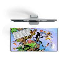 Cargar imagen en el visor de la galería, One Piece Monkey D. Luffy, Roronoa Zoro, Sanji, Nico Robin, Tony Tony Chopper Mouse Pad (Desk Mat) On Desk
