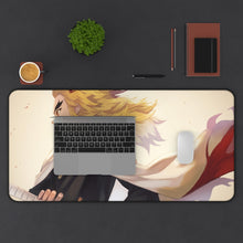 Cargar imagen en el visor de la galería, Kyojuro Rengoku Mouse Pad (Desk Mat) With Laptop
