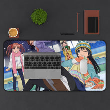 Load image into Gallery viewer, A Certain Scientific Railgun Mikoto Misaka, Kuroko Shirai, Ruiko Saten Mouse Pad (Desk Mat) With Laptop
