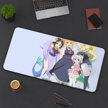 Cargar imagen en el visor de la galería, Miss Kobayashi&#39;s Dragon Maid Kanna Kamui, Elma, Kobayashi San Chi No Maid Dragon, Quetzalcoatl, Tohru Mouse Pad (Desk Mat) On Desk
