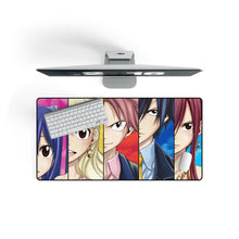 Charger l&#39;image dans la galerie, Fairy Tail Natsu Dragneel, Erza Scarlet, Gray Fullbuster, Lucy Heartfilia, Wendy Marvell Mouse Pad (Desk Mat) On Desk
