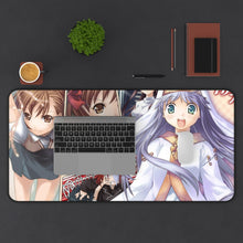 Cargar imagen en el visor de la galería, A Certain Magical Index Kamijou Touma, Mikoto Misaka, Kuroko Shirai, Kaori Kanzaki Mouse Pad (Desk Mat) With Laptop
