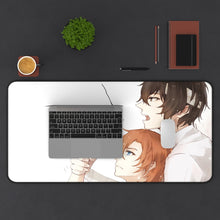 Cargar imagen en el visor de la galería, Bungou Stray Dogs Osamu Dazai, Chuuya Nakahara Mouse Pad (Desk Mat) With Laptop
