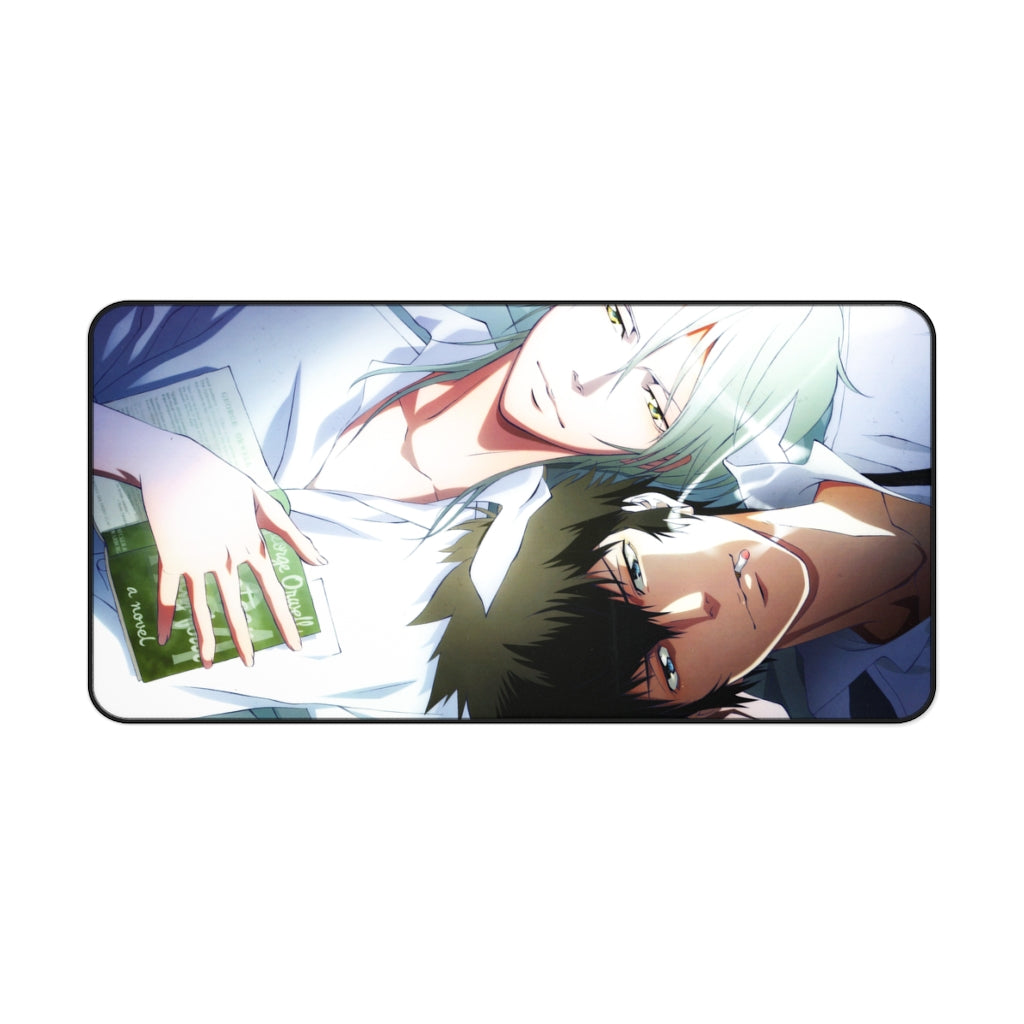 Protagonist and Antagonist Faces Mouse Pad (Desk Mat)