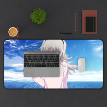 Charger l&#39;image dans la galerie, Nao Tomori smiling Mouse Pad (Desk Mat) With Laptop
