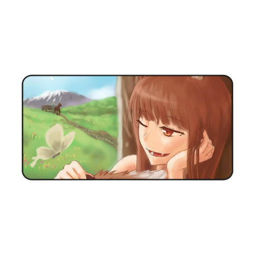 Spice And Wolf Mouse Pad (Desk Mat)