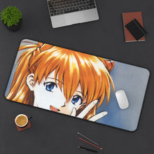 Cargar imagen en el visor de la galería, Neon Genesis Evangelion Mouse Pad (Desk Mat) On Desk
