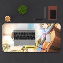 Cargar imagen en el visor de la galería, Sound! Euphonium Hazuki Katou, Sapphire Kawashima Mouse Pad (Desk Mat) With Laptop
