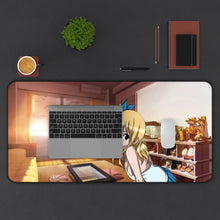 Load image into Gallery viewer, Fairy Tail Lucy Heartfilia Mouse Pad (Desk Mat) With Laptop
