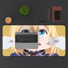 Charger l&#39;image dans la galerie, Rokudenashi Majutsu Koushi To Akashic Records Rumia Tingel Mouse Pad (Desk Mat) With Laptop
