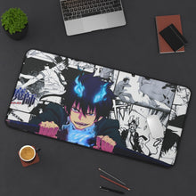 Load image into Gallery viewer, Blue Exorcist Rin Okumura Mouse Pad (Desk Mat) On Desk
