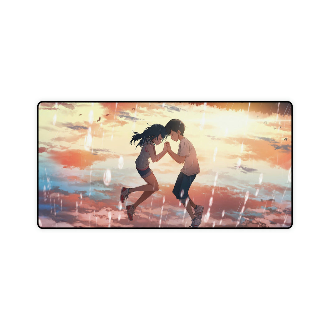 Weathering With You, Hina Amano, Hodaka Morishima, Mouse Pad (Desk Mat)