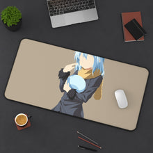 Cargar imagen en el visor de la galería, Rimuru Tempest in human form and in slime form minimalist Mouse Pad (Desk Mat) On Desk
