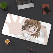 Load image into Gallery viewer, A Certain Scientific Railgun Mikoto Misaka Mouse Pad (Desk Mat) On Desk
