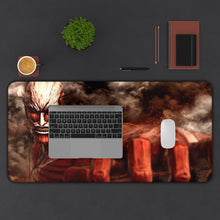 Cargar imagen en el visor de la galería, Colossal titan Mouse Pad (Desk Mat) With Laptop
