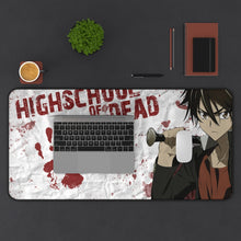 Charger l&#39;image dans la galerie, Highschool Of The Dead Mouse Pad (Desk Mat) With Laptop
