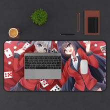 Cargar imagen en el visor de la galería, Kakegurui Yumeko Jabami, Kirari Momobami Mouse Pad (Desk Mat) With Laptop
