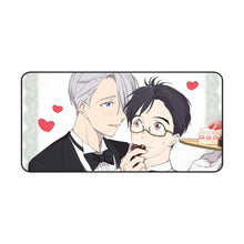 Cargar imagen en el visor de la galería, Yuri!!! On Ice Victor Nikiforov, Yuuri Katsuki Mouse Pad (Desk Mat)
