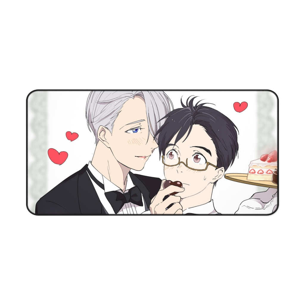 Yuri!!! On Ice Victor Nikiforov, Yuuri Katsuki Mouse Pad (Desk Mat)