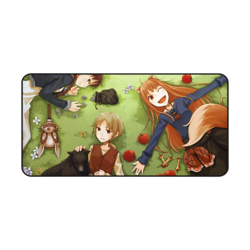 Spice And Wolf Mouse Pad (Desk Mat)