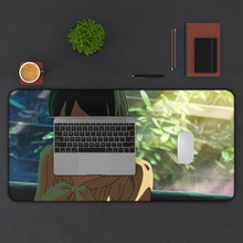 Charger l&#39;image dans la galerie, The Garden Of Words Mouse Pad (Desk Mat) With Laptop
