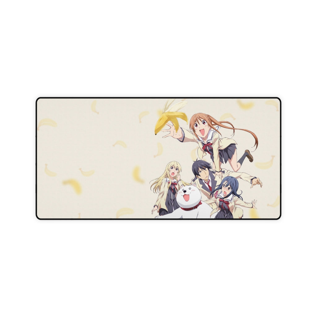 Aho Girl Yoshiko Hanabatake, Akuru Akutsu, Sayaka Sumino, Fuuki Iinchou Mouse Pad (Desk Mat)