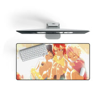 Charger l&#39;image dans la galerie, Fairy Tail Natsu Dragneel, Erza Scarlet, Gray Fullbuster Mouse Pad (Desk Mat) On Desk
