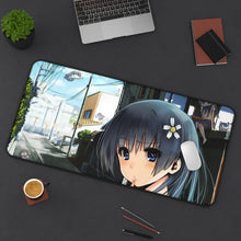 Load image into Gallery viewer, A Certain Scientific Railgun Ruiko Saten Mouse Pad (Desk Mat) On Desk
