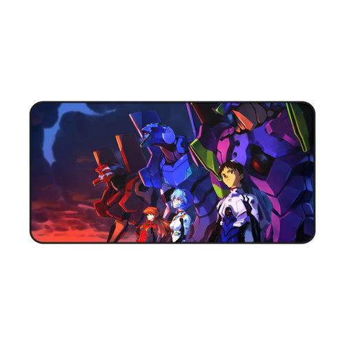 Neon Genesis Evangelion Shinji Ikari, Rei Ayanami Mouse Pad (Desk Mat)