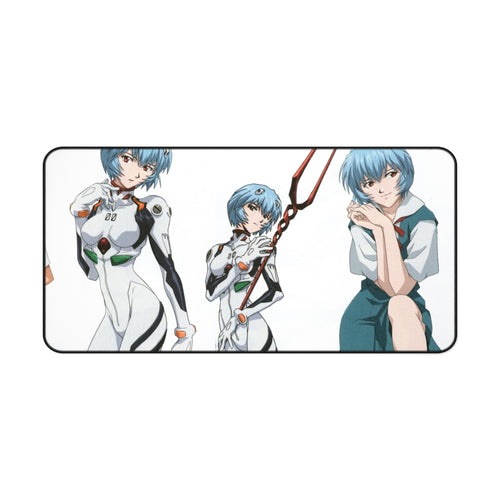 Neon Genesis Evangelion Shinji Ikari, Rei Ayanami Mouse Pad (Desk Mat)