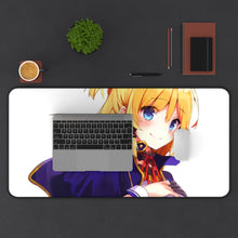 Charger l&#39;image dans la galerie, Rokudenashi Majutsu Koushi To Akashic Records Rumia Tingel Mouse Pad (Desk Mat) With Laptop
