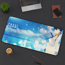 Load image into Gallery viewer, Haruka Nanase Mouse Pad (Desk Mat) On Desk
