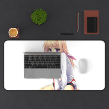 Charger l&#39;image dans la galerie, Infinite Stratos Mouse Pad (Desk Mat) With Laptop
