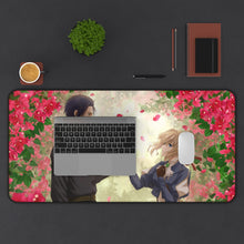 Charger l&#39;image dans la galerie, Gilbert Bougainvillea Mouse Pad (Desk Mat) With Laptop
