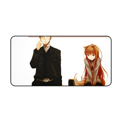 Spice And Wolf Mouse Pad (Desk Mat)