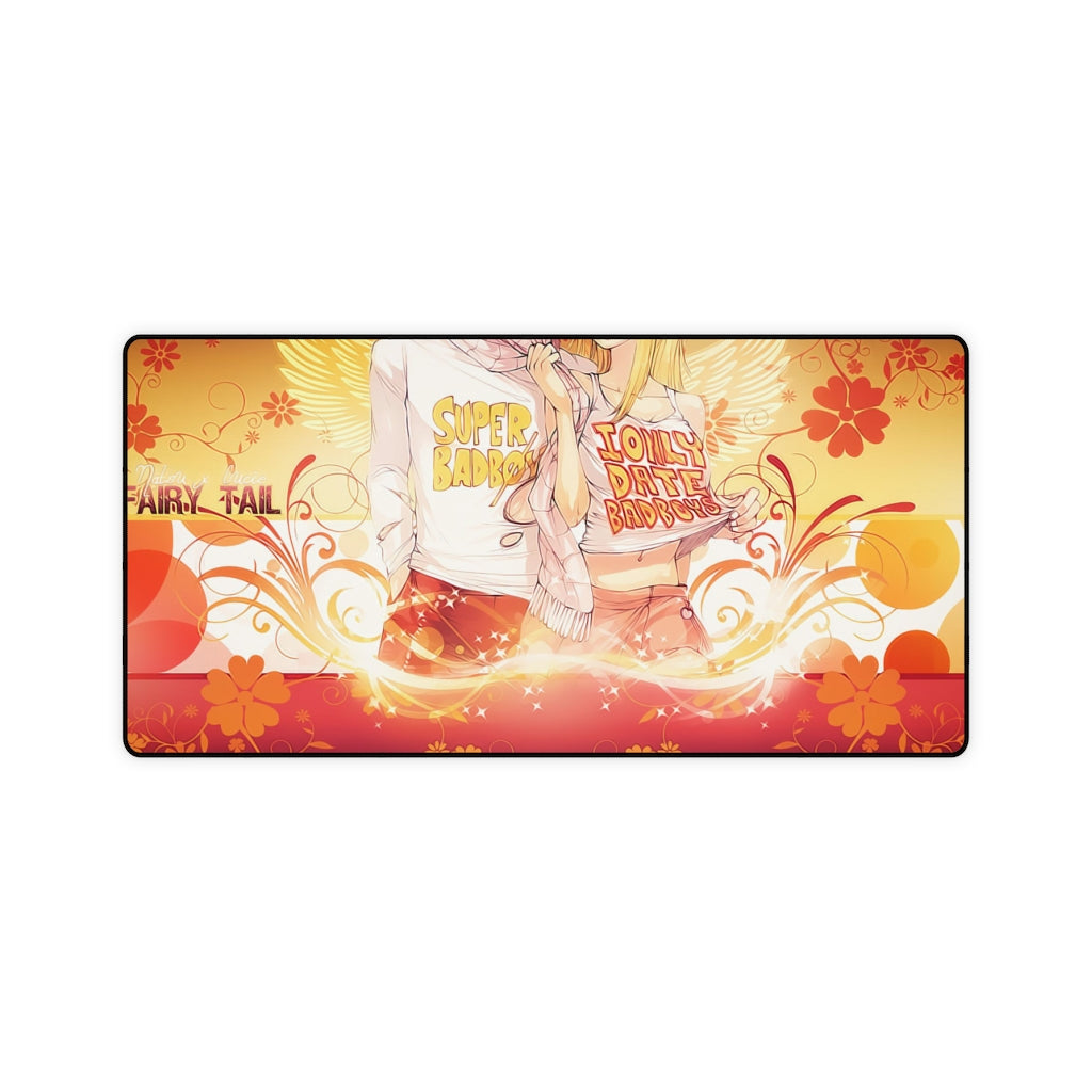 Fairy Tail Natsu Dragneel, Lucy Heartfilia Mouse Pad (Desk Mat)