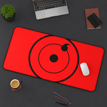 Load image into Gallery viewer, One Tomoe Sharingan Mouse Pad (Desk Mat) On Desk
