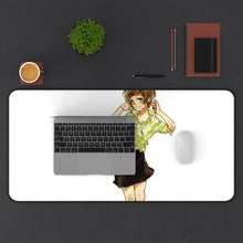 Load image into Gallery viewer, Akane Tsunemori Smiling Mouse Pad (Desk Mat) With Laptop
