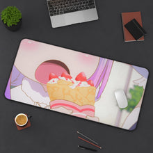 Cargar imagen en el visor de la galería, Miss Kobayashi&#39;s Dragon Maid Kanna Kamui, Kobayashi San Chi No Maid Dragon Mouse Pad (Desk Mat) On Desk
