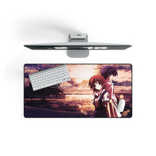 Load image into Gallery viewer, Clannad Tomoya Okazaki, Nagisa Furukawa Mouse Pad (Desk Mat) On Desk
