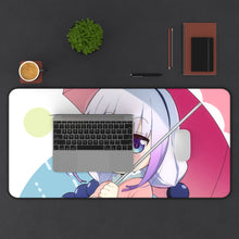 Load image into Gallery viewer, Miss Kobayashi&#39;s Dragon Maid Kanna Kamui, Kobayashi San Chi No Maid Dragon Mouse Pad (Desk Mat) With Laptop
