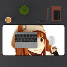 Cargar imagen en el visor de la galería, Spice And Wolf Mouse Pad (Desk Mat) With Laptop
