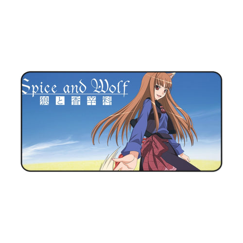 Spice And Wolf Mouse Pad (Desk Mat)