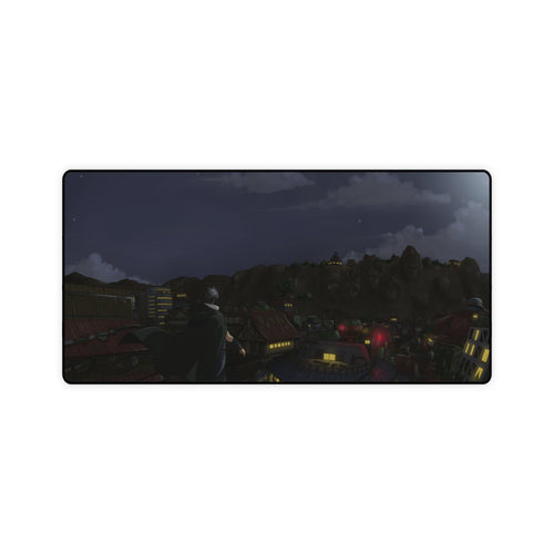 Sasuke Uchiha and Konoha Mouse Pad (Desk Mat)