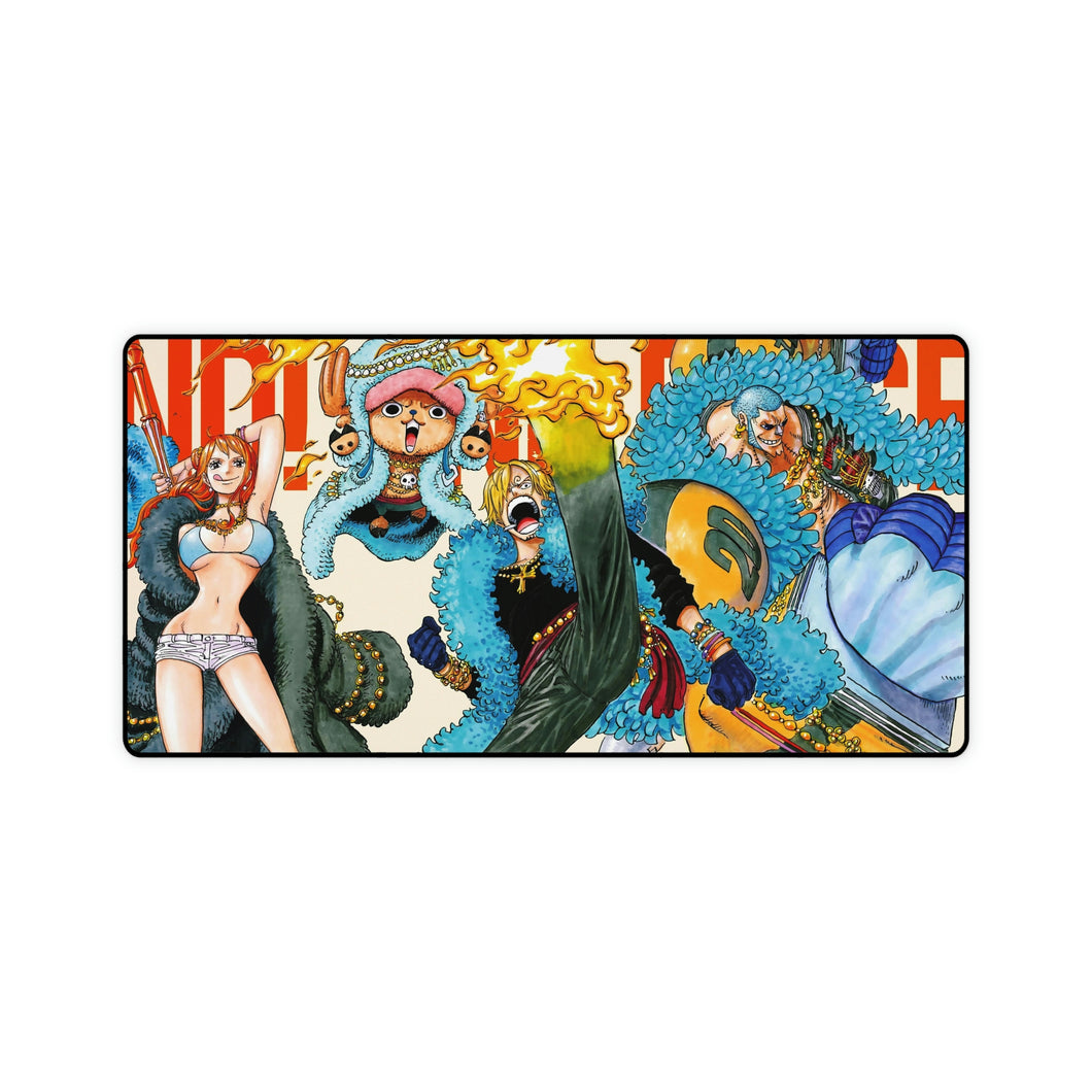 Nami, Chopper, Sanji, Franky, One Piece, Alfombrilla de ratón (Alfombrilla de escritorio)