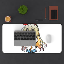 Cargar imagen en el visor de la galería, Nisekoi Chitoge Kirisaki Mouse Pad (Desk Mat) With Laptop
